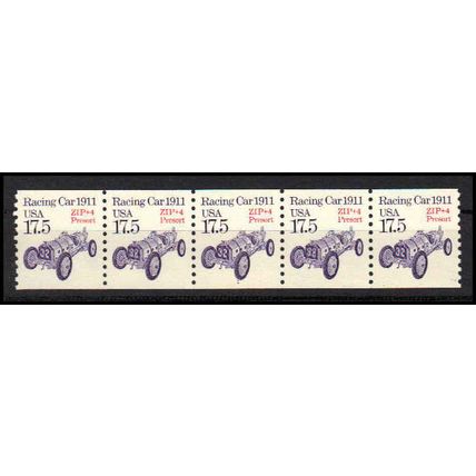 2262a 17.5c Race Car Very Fine MNH Dry Gum PNC 1/5 X1033