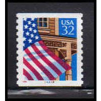 2913v 32c U.S. Flag Over Porch Very Fine MNH LGG CNS 34333 PA6850