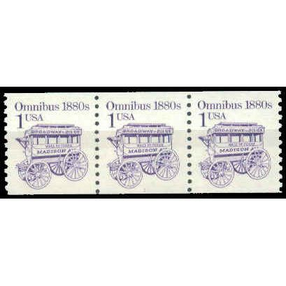 2225 1c Omnibus Very Fine MNH Dry Gum PNC 1/3 W1565