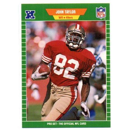 1989 Pro Set John Taylor Rookie Card - Card # 384