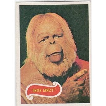 PLANET OF THE APES 1969 card # 40 UNDER ARREST !