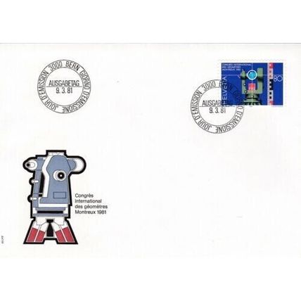 Switzerland 1981 Congres International Montreaux FDC Bern cancel unaddressed VGC