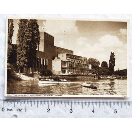 1951 postcard Shakespeare Memorial Theatre Stratford upon Avon