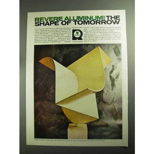 1968 Revere Aluminum Ad - Art by Robert M. Engman