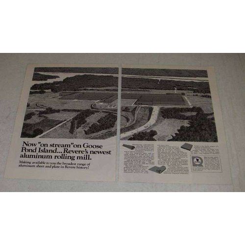 1968 Revere Aluminum Ad - on Goose Pond Island