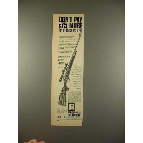 1968 Parker-Hale Super Rifle Ad - Don't Pay More