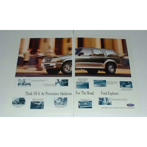 1995 Ford Explorer Ad - Preventive Medicine for Road