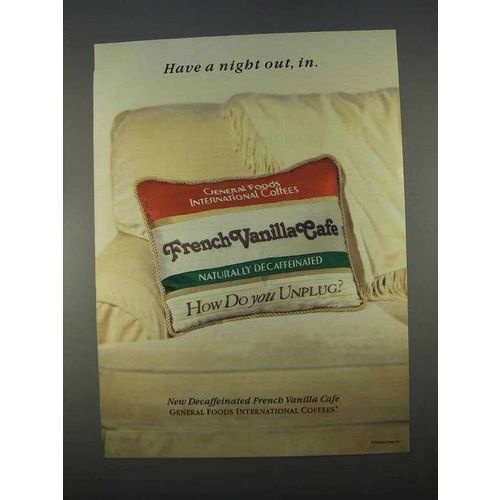 1996 General Foods International Coffees Ad - Night Out