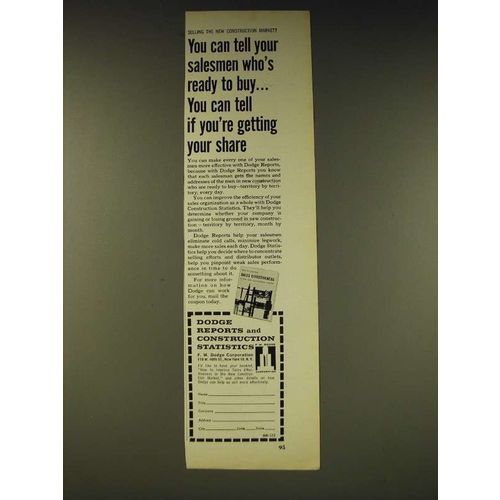 1963 Dodge Reports Ad - You can tell your salesmen who's ready to buy