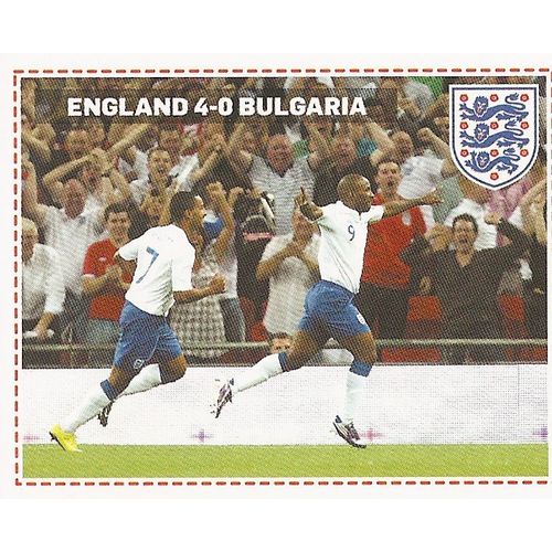 Topps ENGLAND 2012 Stickers: No.38 - In Qualifying: ENGLAND v Bulgaria