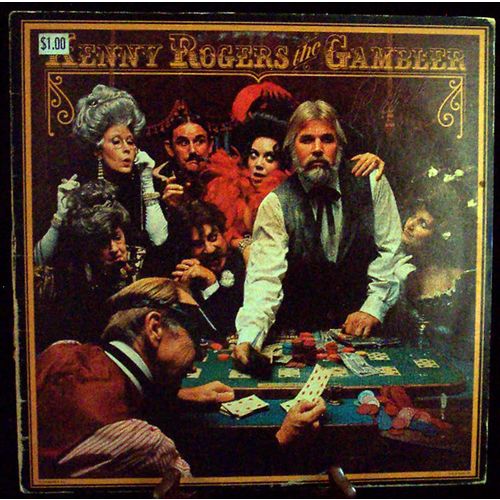 United Artist stereo LP #UA-LA934-H "Kenny Rogers The Gambler"