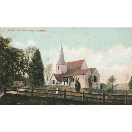 Chaldon Church Surrey Postcard(SY77946))