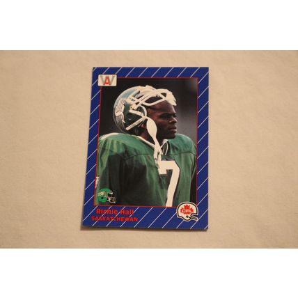 Richie Hall 1991 AW Sport All-World CFL NO. 77
