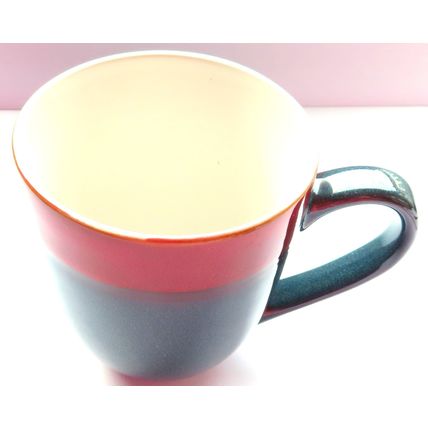 Brown & Blue Mug Reactive Glaze Stoneware 10.5 CM