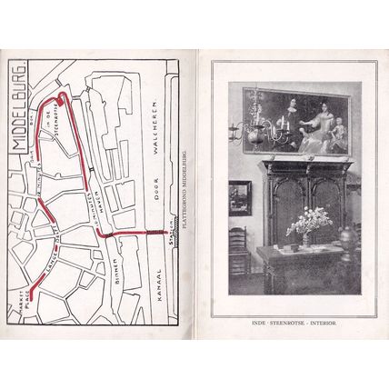 Middelburg Art Antiques Museum Holland Old Map Ephemera