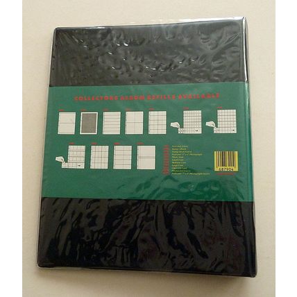 W H SMITHS COLLECTORS RANGE 4 RING PADDED ALBUM - FOR STAMPS/COINS - NO LEAVES