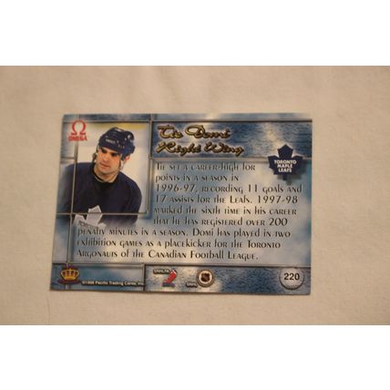 Tie Domi 1997/98 Pacific Omega GOLD NO. 220