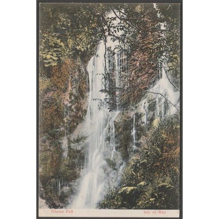 Dhoon Fall, Maughold, Isle of Man, c.1905 - Milton Artlette Postcard