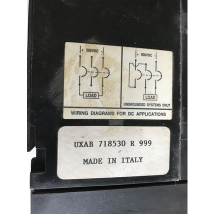 ABB SP-9954 CIRCUIT BREAKER,400 A,3-POLE,600 vac/250 vdc,ABB JS,CU7AL 75C,TA,AA
