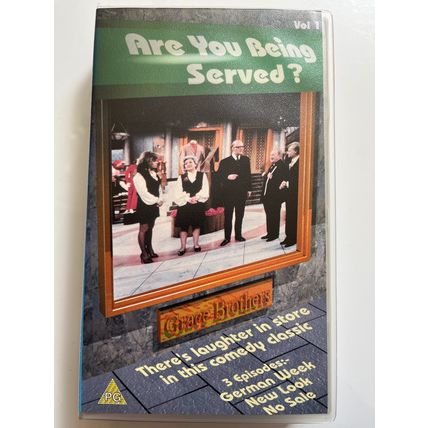 ARE YOU BEING SERVED? VOL. 1 (UK VHS TAPE, 1997)
