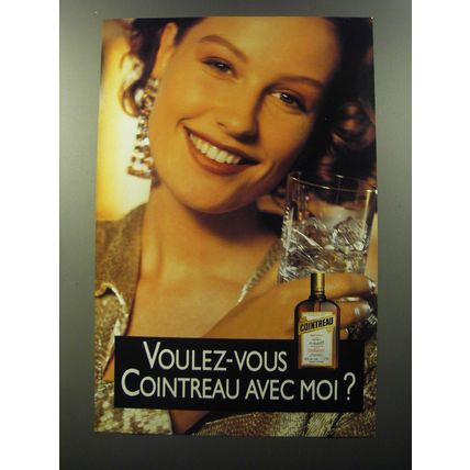 1992 Cointreau Liqueur Advertisement - Voulez-Vous Cointrea avec moi?