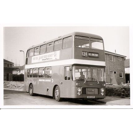 Black & White Photograph of Maidstone & District Motor Services Ltd. - KKO 105P