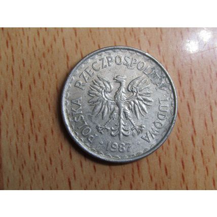 Poland 1987 1 Zlotych Coin