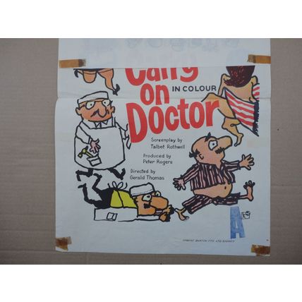 Carry On Doctor 1967 Original Australian Cinema Film Poster