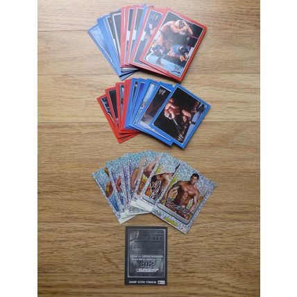 Job Lot of Merlin WWE Raw vs Smackdown Stickers x 69