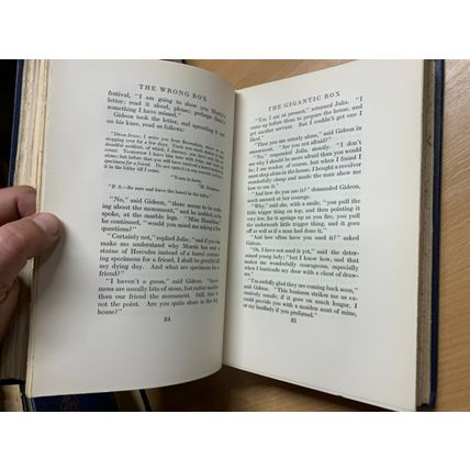 RARE* 1922 ROBERT LOUIS STEVENSON "WRONG BOX etc" VOL 15 ANTIQUE BOOK (P6)