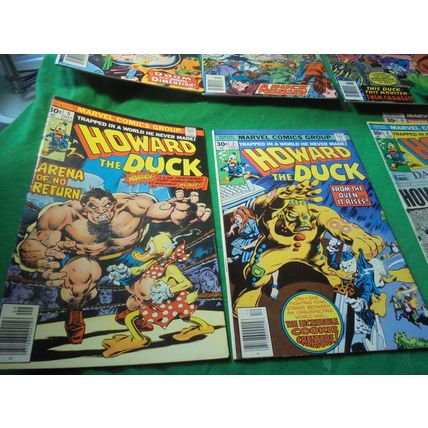 HOWARD THE DUCK LOT! Issues 5, 7, 8, 9, 10, 14 & 18! 1976-78! $65.00 Shipped!!