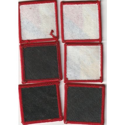 Scout Badges - 6 x Scout Various Challenges - 3 White/3 Black Backs (BY183)