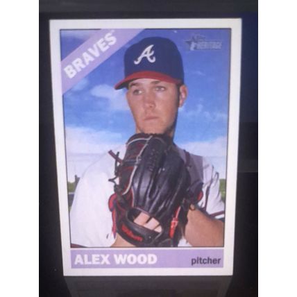 ALEX WOOD 2015 TOPPS HERITAGE ROOKIE BASEBALL CARD #334