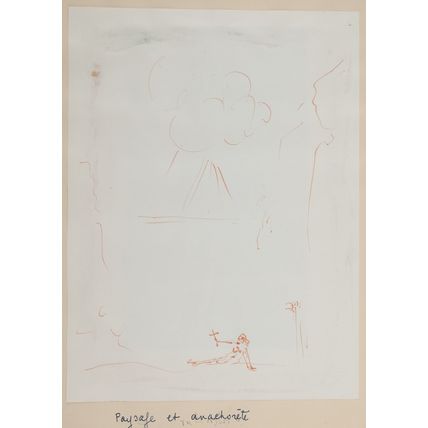 SALVADOR DALÍ (Spanish, 1904-1989). Working maquette for Dalí, April 14 to May 5