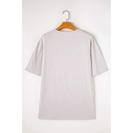 Gray Rock & Roll Graphic Distressed Vintage Tee
