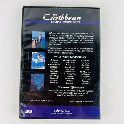 The Caribbean Cruise Experience DVD Regions Most Popular Destinations