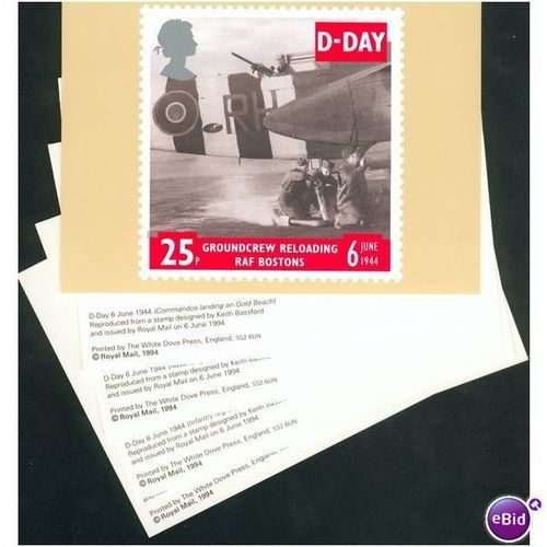 GB PHQ's mint set 1994 - 50th Anniversary of D-Day