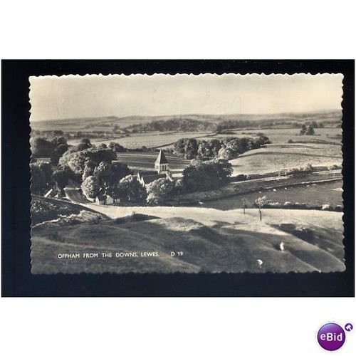 Sussex LEWES Offham Postcard (D19) by Norman