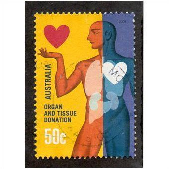 AUS 2007 45c 'ORGAN DONATION' FINE USED (EBID15025)