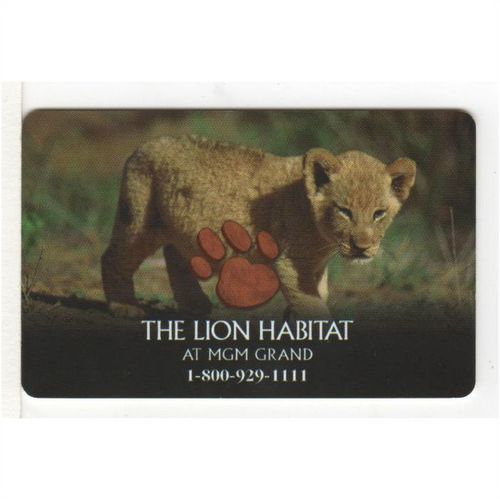 PHONE CARD - USA - THE LION HABITAT