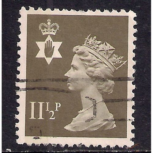 Great Britain 1981 Northern Ireland 11½p Drab Used SG NI34 Sc NIMH16 stamp