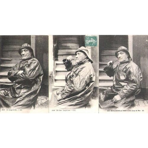 3 CARTES POSTALES - METIER DE LA PÊCHE - REF 10