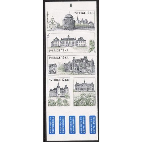 Sweden Mi MH 2739/43: Swedish Castles.