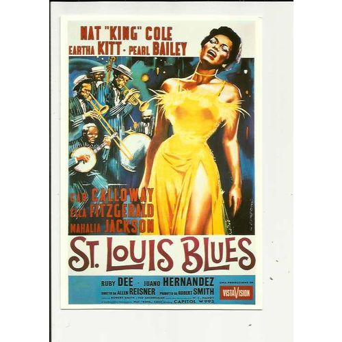 ST LOUIS BLUES Eartha Kitt Poster Art Postcard by Mayfair (FP 864)