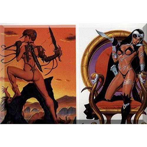 Barbarian Babes Art Portfolio (1994) *6-Piece / Steve Fastner / Rich Larson*