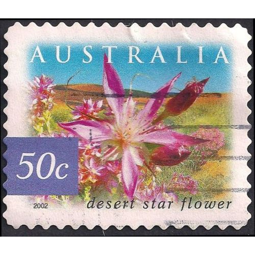 AUSTRALIA, FLOWERS, Desert Star Flower, violet 2003, 45c