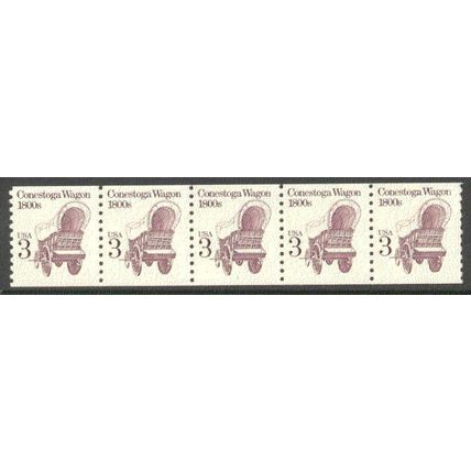 2252 3c Conestoga Wagon Very Fine MNH Dry Gum PNC 1/5 P0958