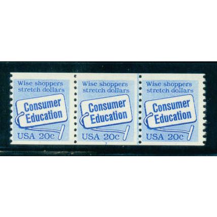 2005 20c Consumer Education Average Plus MNH Dry Gum PNC 3/3 C0975