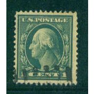 Used 405 1c George Washington Fine Plus A08603