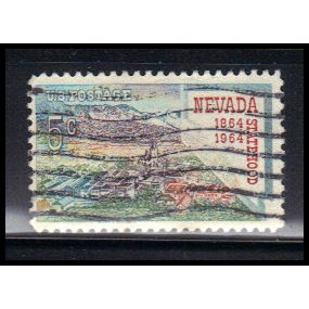 Used 1248 5c Nevada Fine KA7444